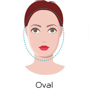 Women's Oval Face Shape